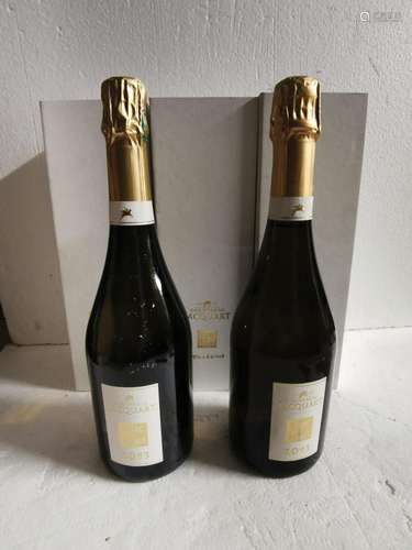 5 bouteilles CHAMPAGNE "Blanc de Blancs", Jacquart