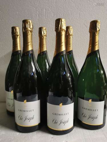 6 magnums CHAMPAGNE "ché Joseph", Grémillet