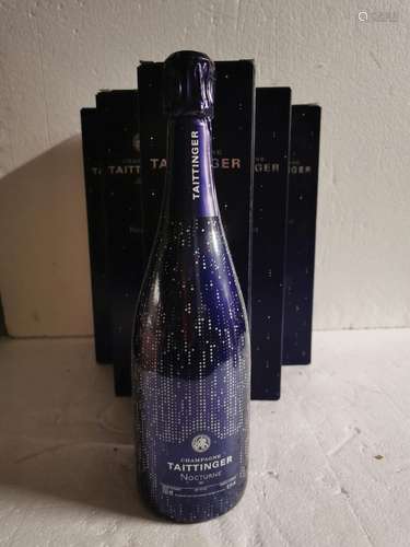 6 bouteilles CHAMPAGNE "Nocturne sec", Taittinger