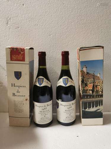 2 bouteilles HOSPICES DE BEAUNE, Beaune, 1983