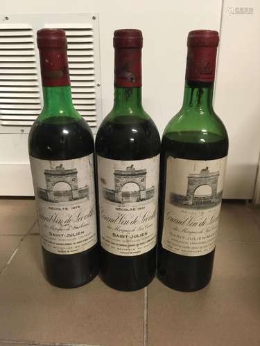 5 bouteilles Château LEOVILLE-LAS-CASES, 2° cru