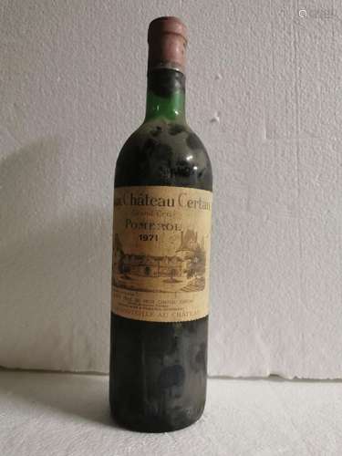 1 bouteille VIEUX Château CERTAN, Pomerol 1971