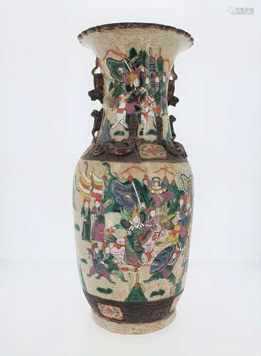 Vase à décor de guerriers