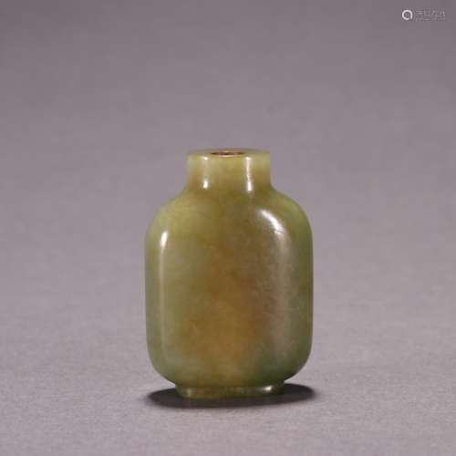 Jadeite Plain Color Snuff Bottle