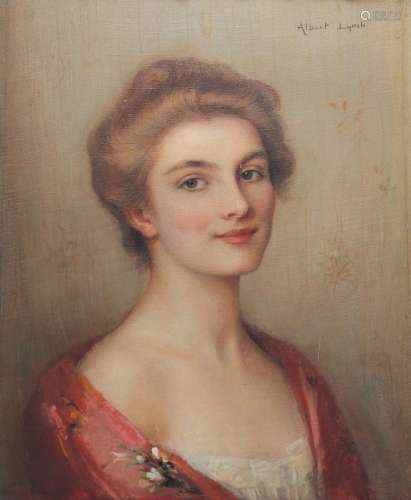 Albert LYNCH (1851-1912) Huile sur toile "portrait de j...