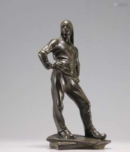Constantin MEUNIER (1831-1905) bronze "Le débardeur&quo...