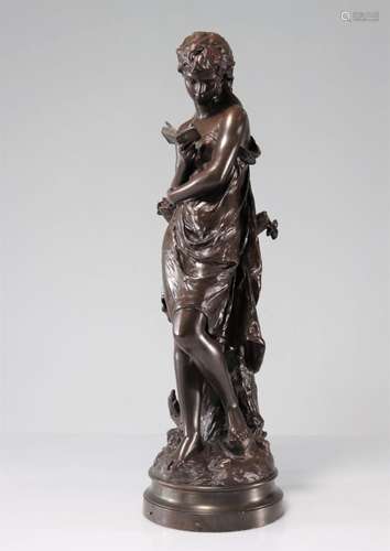 Hippolyte François MOREAU (1832-1927) imposant bronze "...