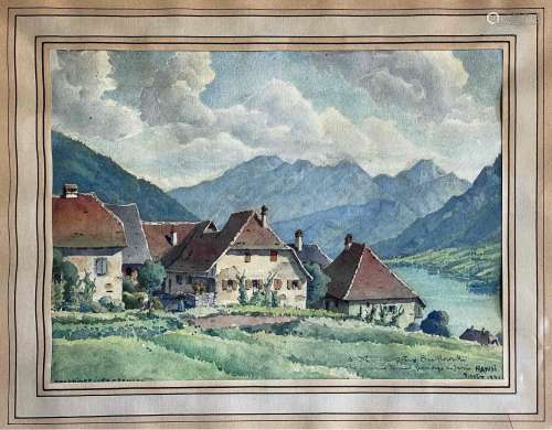 HANSI Jean-Jacques WALTZ dit (1873-1951) Talloires-les-Grang...