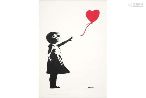BANKSY (° 1974) print n° 20/250 : "Balloon Girl" (...