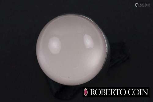 ROBERTO COIN design ring in witgoud (18 karaat) met een sier...