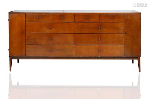 A MID-CENTURY TWENTY-DRAWER DRESSER DESIGNED BY PAUL MCCOBB ...