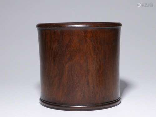 CHINESE SANDALWOOD BRUSHPOT