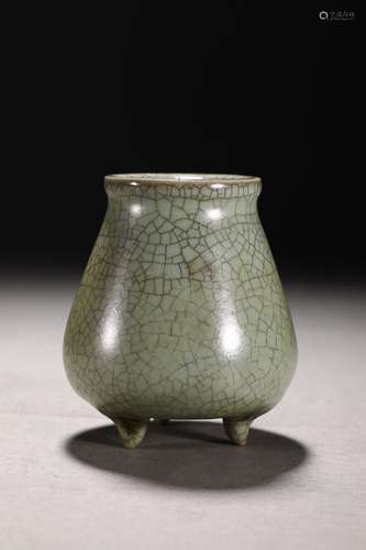 CHINESE YUE WARE WATER JAR WITH 'IRON-WIRE' AND '...