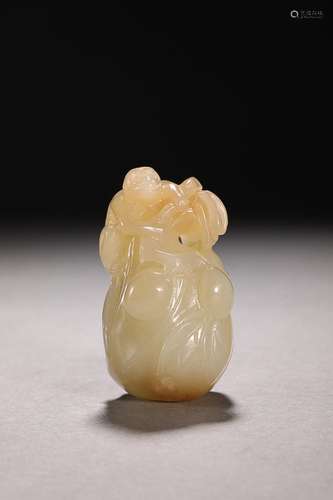 CHINESE HETIAN JADE MONKEY