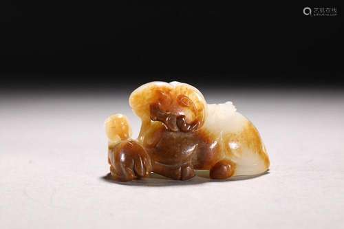 CHINESE HETIAN JADE GOAT