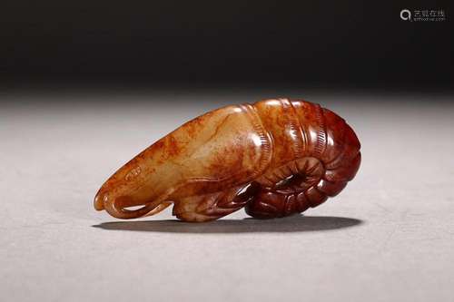 CHINESE HETIAN JADE SHRIMP