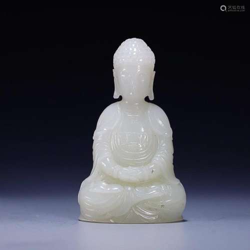 CHINESE HETIAN JADE FIGURE