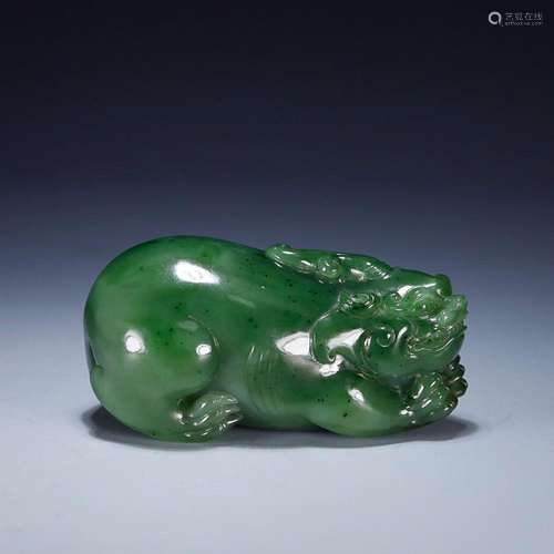 CHINESE HETIAN JADE JASPER PIXIU