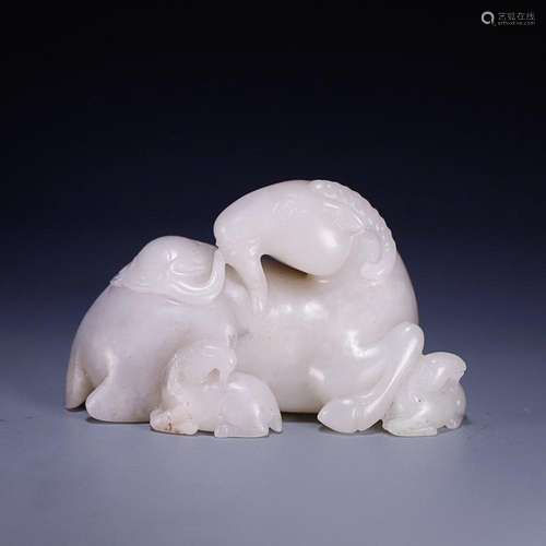 CHINESE HETIAN JADE GOAT