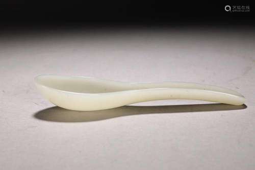 CHINESE HETIAN JADE SPOON