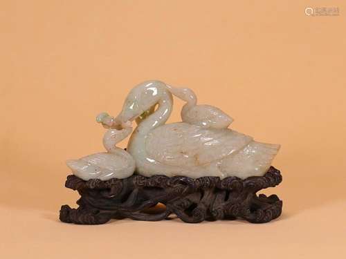 CHINESE JADEITE GOOSE