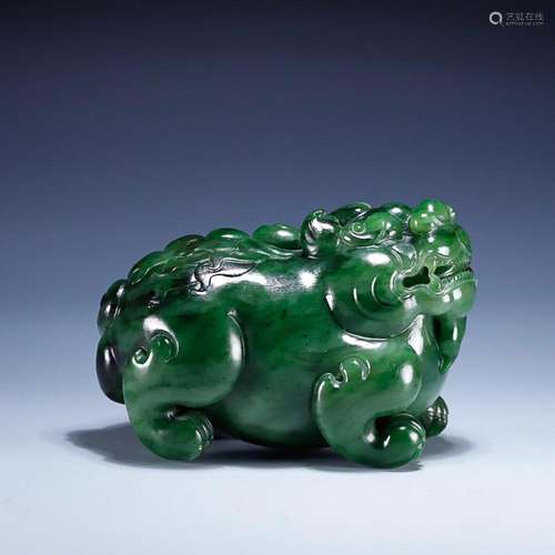 CHINESE HETIAN JADE JASPER PIXIU