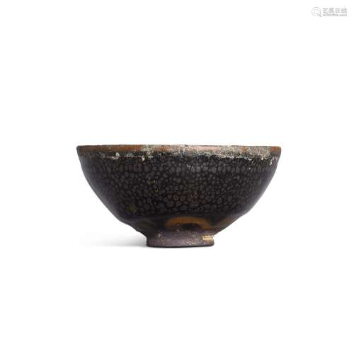 A black-glazed 'oil-spot' teabowl, Southern Song dyn...