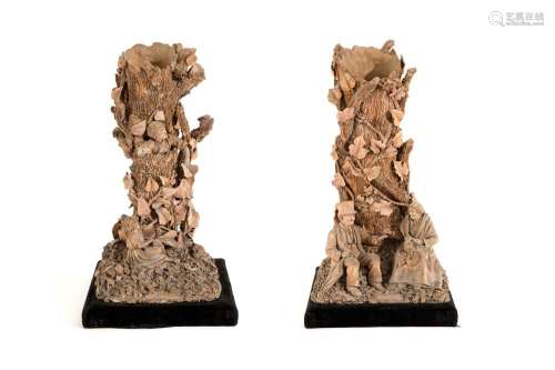 Two terracotta sculptures