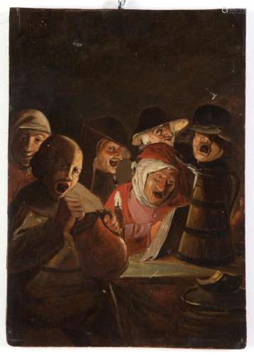 Painting "CHARACTERS IN THE TAVERN"
