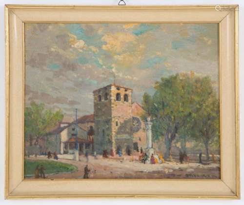 Painting "CHURCH OF SAN GIUSTO IN TRIESTE"