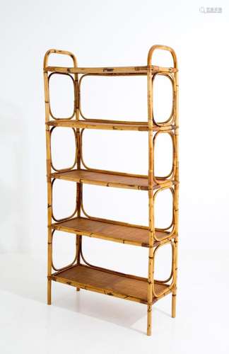 Wicker bookcase