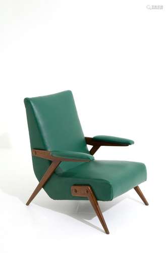 Armchair in green sky