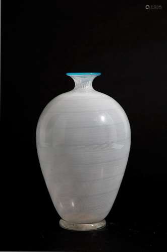 BAROVIER & TOSO. Vase with a thousand lines