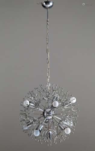 GAETANO SCIOLARI (Attr.). Sputnik chandelier