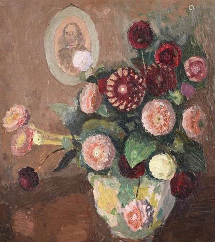 λ MARY POTTER (BRITISH 1900-1981), DAHLIAS