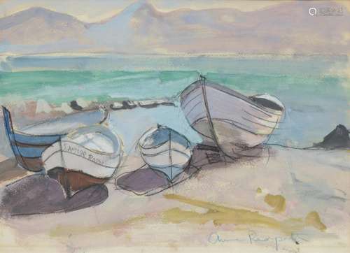 λ ANNE REDPATH (BRITISH 1895-1965), BEACHED BOATS