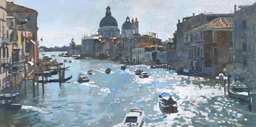 λ KEN HOWARD (BRITISH B. 1932), THE GRAND CANAL FROM THE ACA...