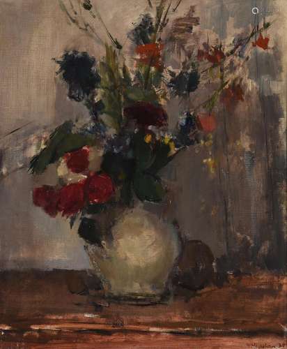 λ RODRIGO MOYNIHAN (BRITISH 1910-1991), STILL LIFE OF FLOWER...