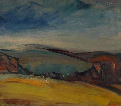 λ DAVID BOMBERG (BRITISH 1890-1957), CAERNAFON BAY, NORTH WA...