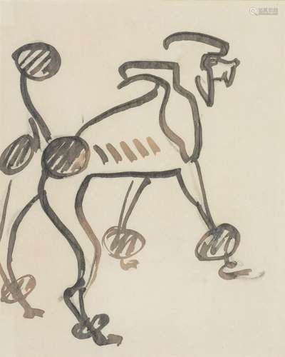 HENRI GAUDIER-BRZESKA (FRENCH 1891-1915), FRENCH POODLE