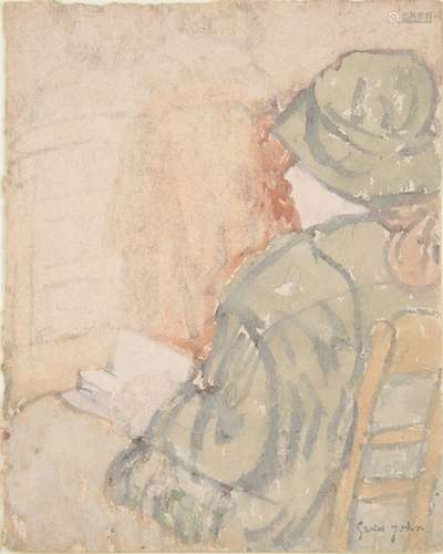 GWEN JOHN (BRITISH 1876-1939), GIRL IN GREEN