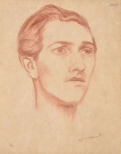 λ NINA HAMNETT (BRITISH 1890-1956), PORTRAIT OF ALAN PRYCE-J...