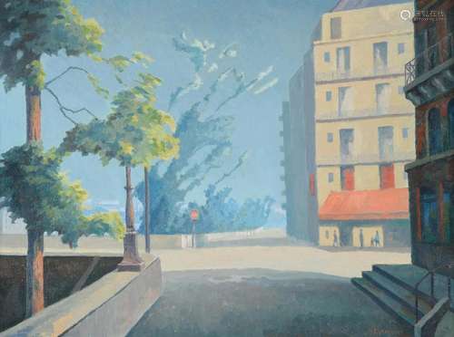 λ WALTER STEGGLES (BRITISH 1906-1997), QUAI DE BOURBON, PARI...