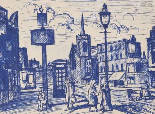 λ ELWIN HAWTHORNE (BRITISH 1905-1954), GUARDIAN ANGELS, MILE...