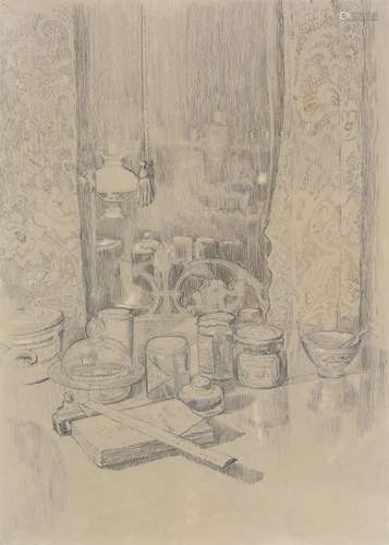 λ LAURA SYLVIA GOSSE (BRITISH 1881-1968), STILL LIFE WITH RE...