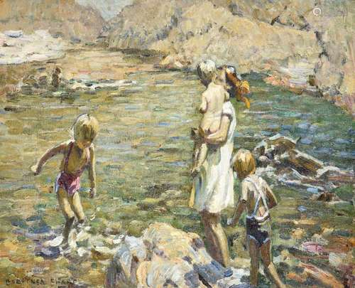 λ DOROTHEA SHARP (BRITISH 1874-1955), THE ROCK POOL