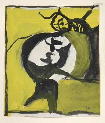 λ GRAHAM SUTHERLAND (BRITISH 1903-1980), INTERLOCKING FORM (...