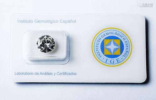 Diamante natural, talla brillante. Certificado IGE (Institut...