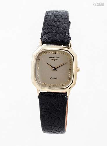 Reloj vintage extraplano, cab., suizo, LONGINES Quartz, en s...