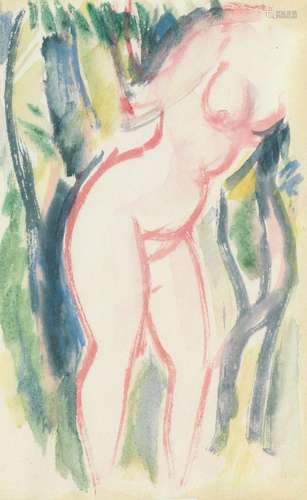 【AR】John Duncan Fergusson RBA (British, 1874-1961) A pair of...